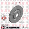 Zimmermann Brake Disc - Standard/Coated, 400.3647.20 400.3647.20